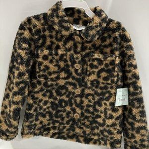 Okie Dokie Leopard Print Jacket Sz 5T retails for $50